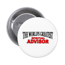 Der bestste geistige Berater der Welt Anstecknadelbutton