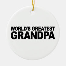 Der bestste Großvater der Welt Weihnachtsbaum Ornamente