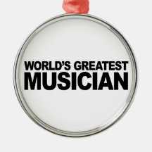 Der bestste Musiker der Welt Weihnachtsbaum Ornamente