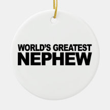 Der bestste Neffe der Welt Ornamente