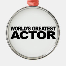 Der bestste Schauspieler der Welt Ornament