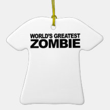 Der bestste Zombie der Welt Weihnachtsornament