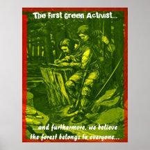 Der erste grüne Aktivist… Posterdruck
