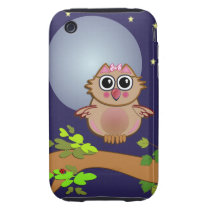 Der Erstflug der Cartoon iPhone 3 Fall Baby-Eule
