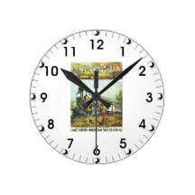 Der Flug der schnellen Post-Wanduhr