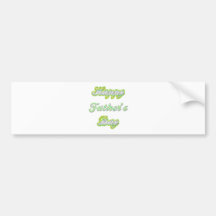 Der glückliche Vatertag Auto Sticker