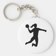 Der Handball der Frauen Schlüsselanhänger