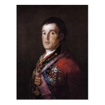 Der Herzog von Wellington durch Francisco Goya Fra Postkarte