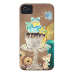 Der kleine Kuchen, die Kerze und die Maus iPhone 4 Case-Mate Hüllen