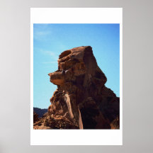 Der Kopf-Felsen des Hundes Posterdrucke