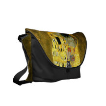 Der Kuss durch Gustav Klimt Kurier Tasche
