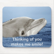Der lächelnde Delphin Mousepads