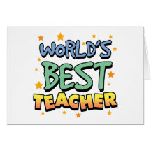 Der Lehrer-Gruß-Karten der Welt beste