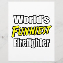Der lustigste Feuerwehrmann der Welt Vollfarbige Flyer
