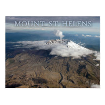 Der Mount Saint Helens, Washington Postkarte