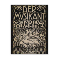 Der Musiker vorbei: Koloman Moser 1909