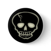 Der Schädel-Knöpfe des Skeletts