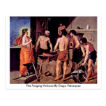 Der Schmieden-Vulkan durch Diego Velazquez Postkarte