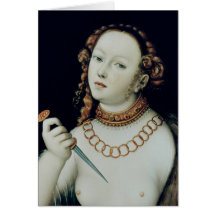 Der Selbstmord von Lucretia, 1538 Karten
