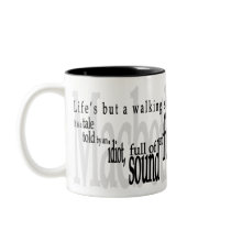 Der Shakespeare-Becher "des Lebens aber ein gehend