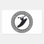 DER SOUL-KAJAK RECHTECKSTICKER