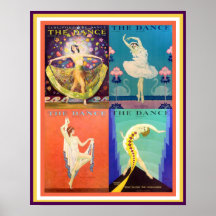 Der Tanz III (Set von 3) Plakatdrucke