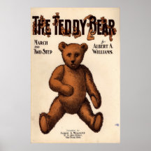 Der Teddybär Plakatdrucke