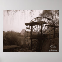 Der Zeitablauf/Watermill in Guilin, China
