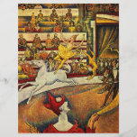 Der Zirkus Georges Seurats (1891) Flyerdruck