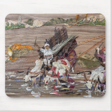 Dernier Sip avant prochain voyage Tapis De Souris