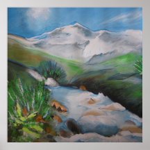 DES Alpes 4 de Paysage Posters