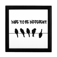 Des oiseaux sur un fil - osez être différent coffrets cadeaux