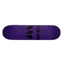 Des oiseaux sur un fil - osez être différent skateboard