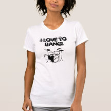 des tambours, j'aime frapper ! t-shirt