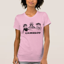 Dessus de spaghetti de Camelot/Obamalot T-shirts