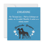 Deutsche Doggen einladungen