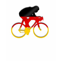 Deutsche radfahrenflagge des Deutschland-Radfahrer