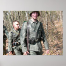 Deutsches Marschieren der Truppe-WW2 Posterdrucke