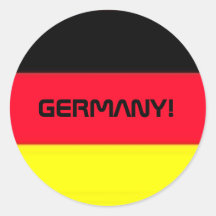 DEUTSCHLAND! RUNDE STICKER
