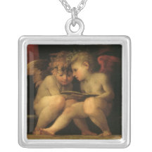 Deux anges lisant par Rosso Fiorentino Colliers