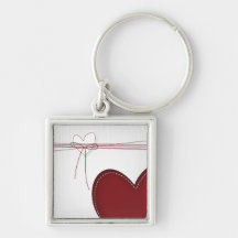 Deux coeurs porte-clef