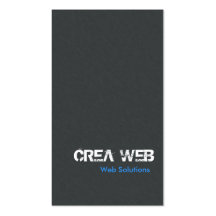 Développeur web - cartes de visite carte de visite