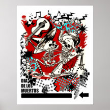 Dia De Los Muertos Affiches