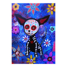 DIA DE LOS MUERTOS CHIHUAHUA - customisé Cartons D'invitation