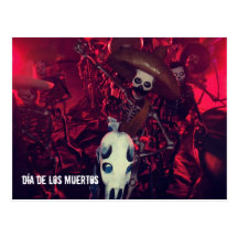 Día de los Muertos - jour de la carte postale mort