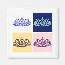 Diadème royal de mariage aimants