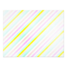 diagonale Pastellstreifen Individuelle Ankündigung