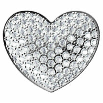Diamant-Herz Acrylausschnitt