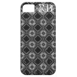 Diamant noir métallique avec le cas de l'iPhone 5  iPhone 5 Case