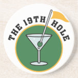 Die 19. Loch-Untersetzer bierdeckel